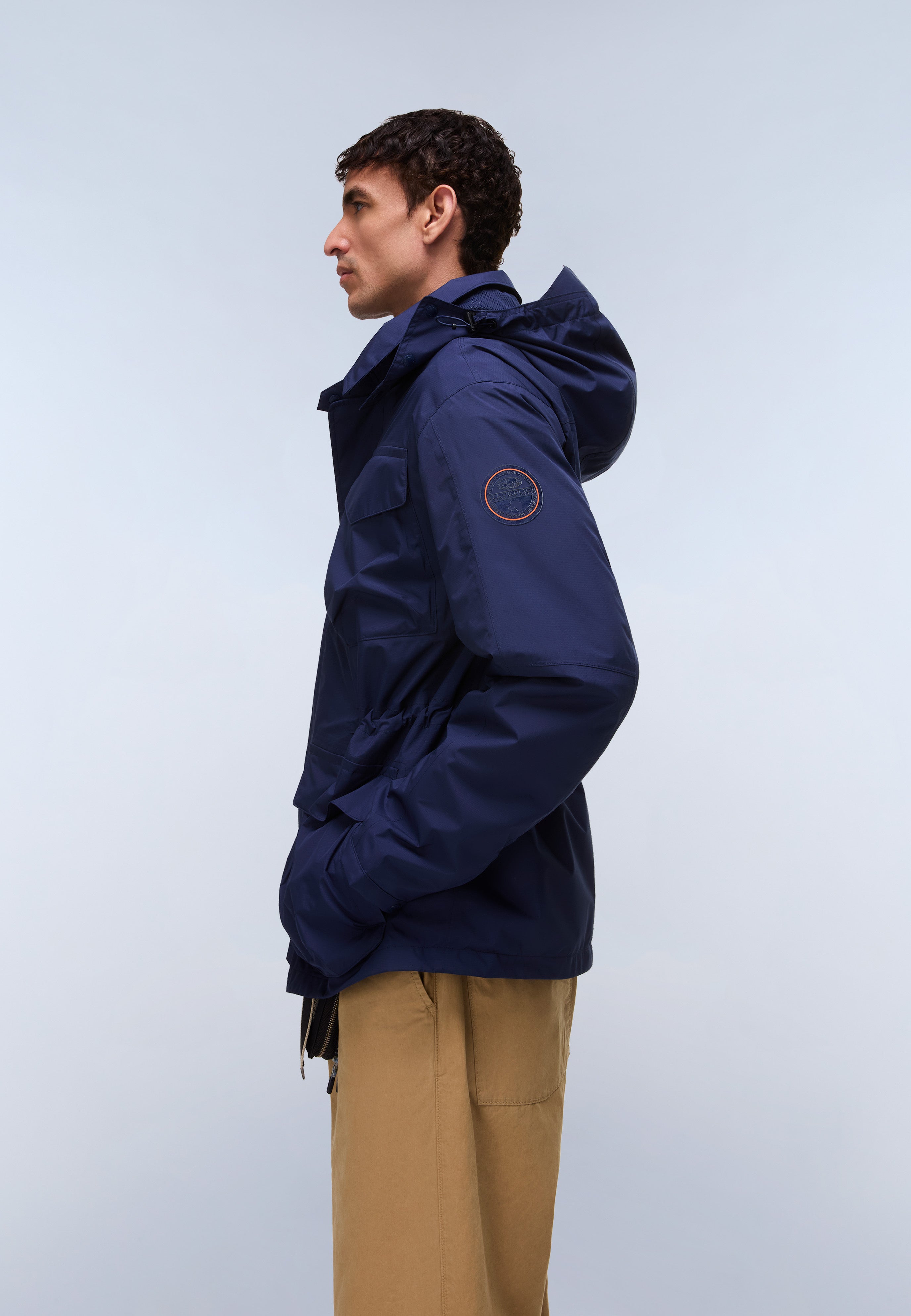 R*i様 NAPAPIJRI ネイビー ナイロンジャケットセール Napapijri Rivalto Field Jacket Men Blue Academy | Napapijri