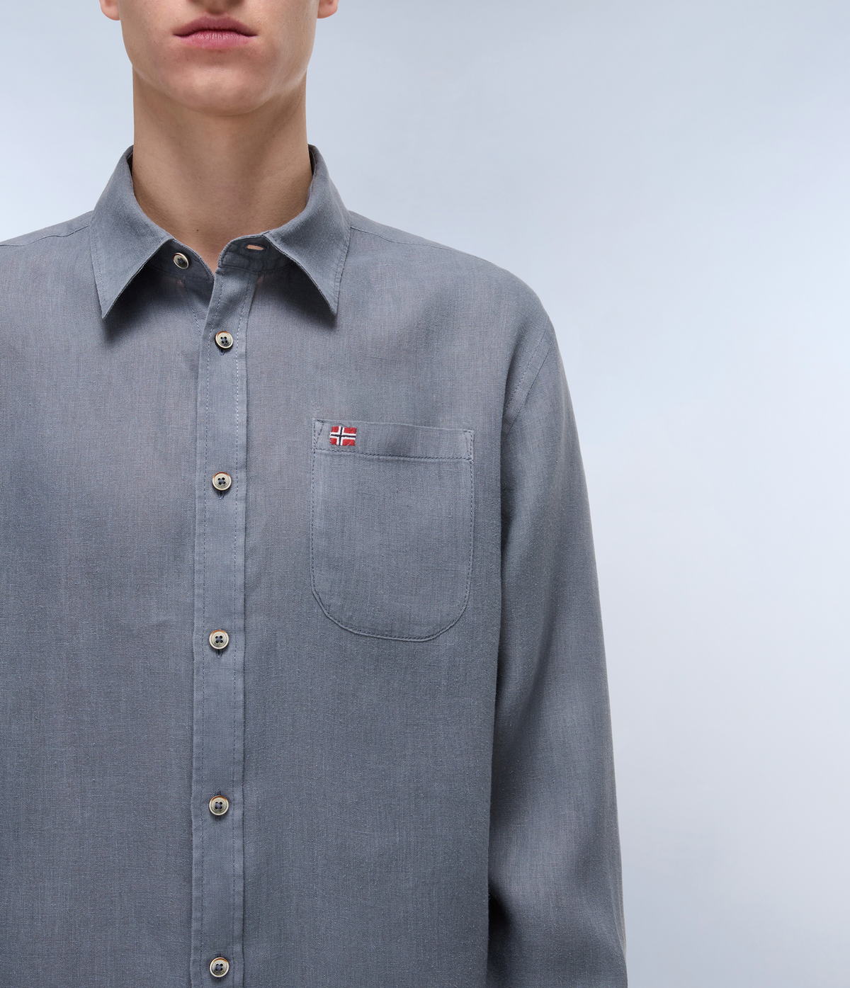 Camicia a Maniche Lunghe Linen  - 5