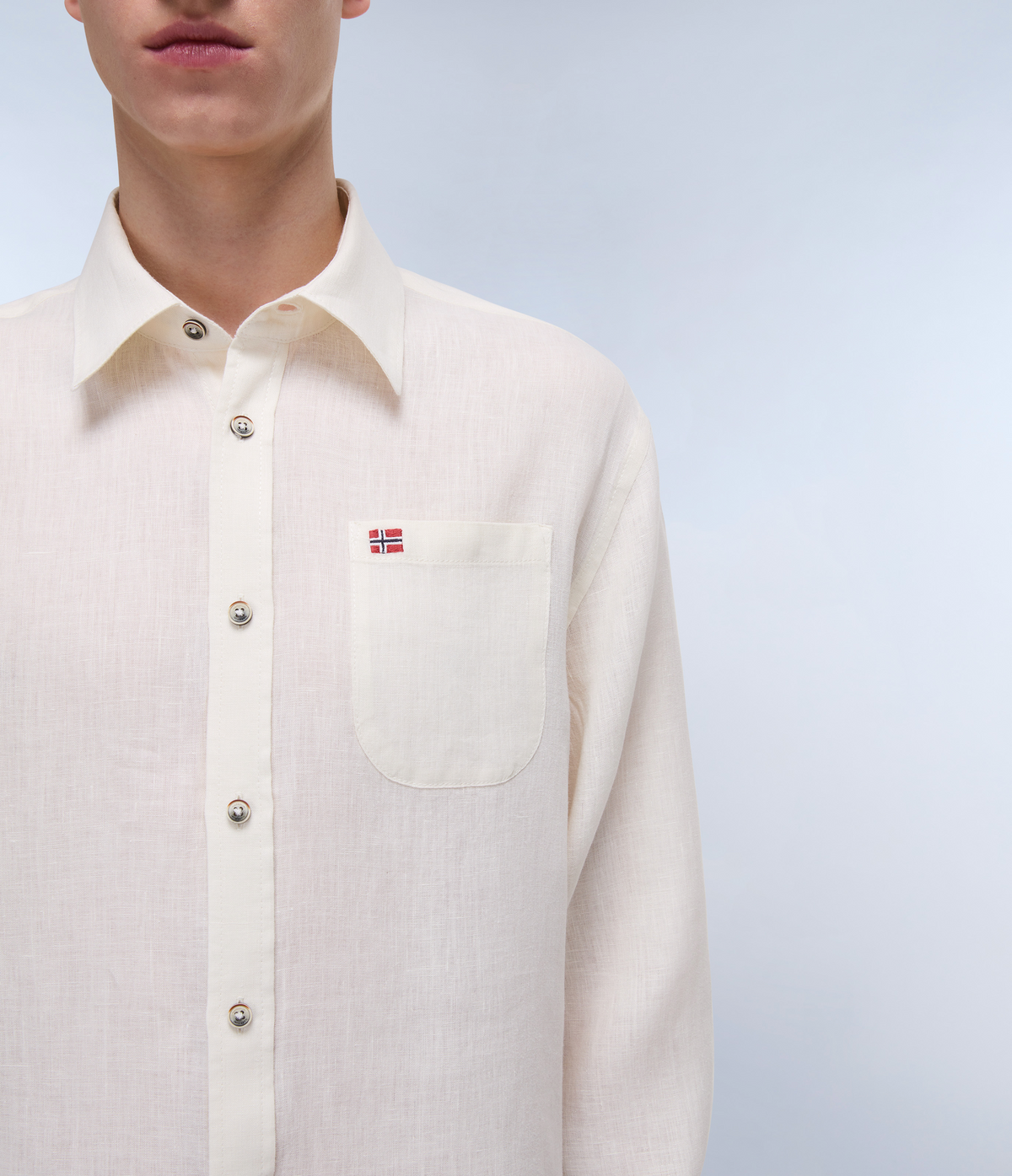 Camicia a Maniche Lunghe Linen  - 5