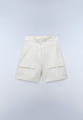Lucidum Bermuda Shorts White Whisper - 1