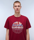 Turin Short Sleeve T-Shirt Bordeaux - 2