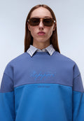 Baryte French Terry Sweatshirt Blue - 2