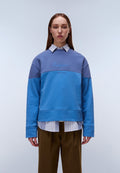 Baryte French Terry Sweatshirt Blue - 4