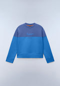 Baryte French Terry Sweatshirt Blue - 1