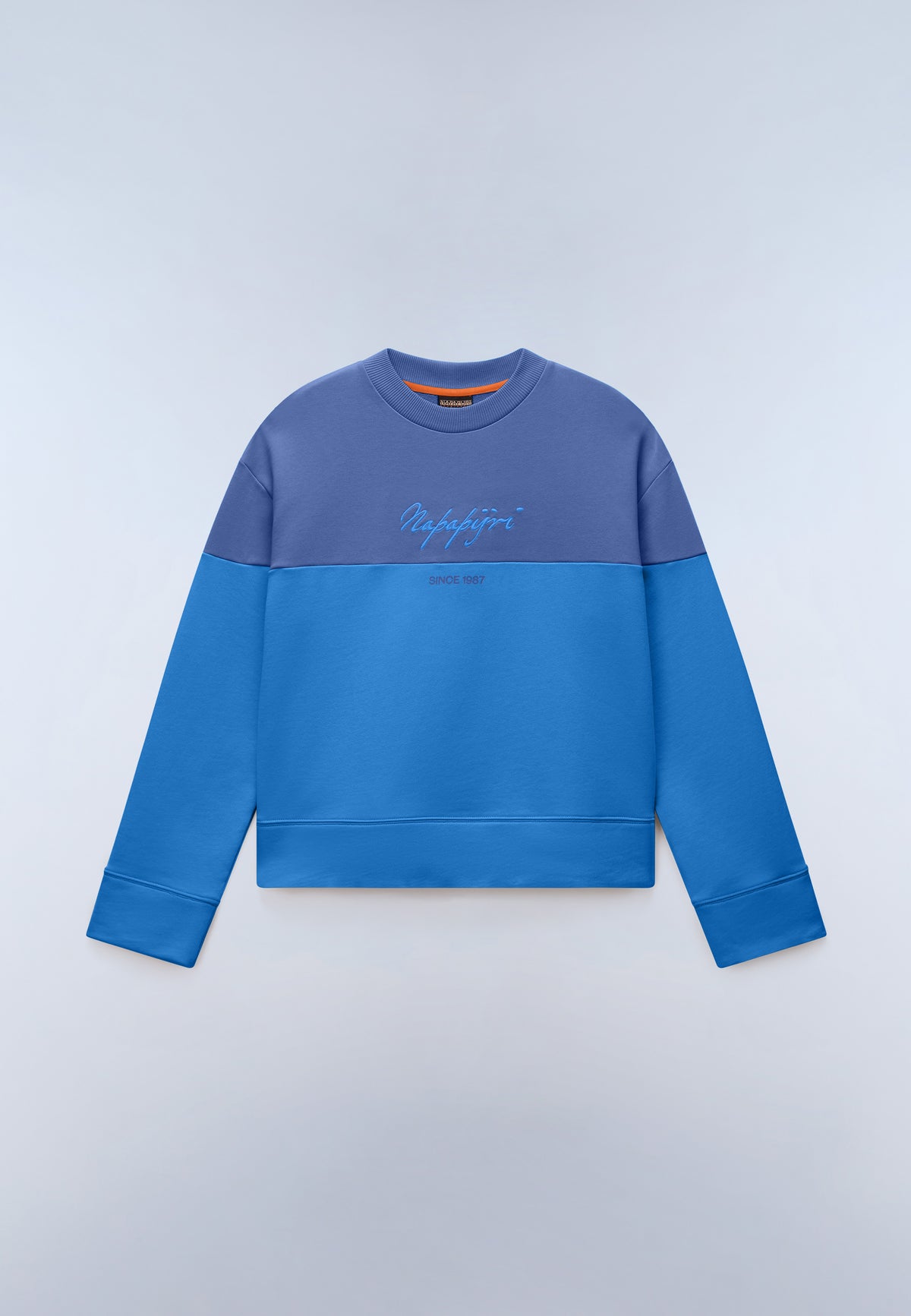 Baryte French Terry Sweatshirt Blue - 1
