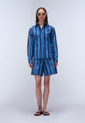Anions Long Sleeve Shirt Blue Stripe SEZ - 3
