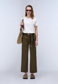 Halide Chino Trousers Dark Green Olive - 2