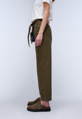 Halide Chino Trousers Dark Green Olive - 4