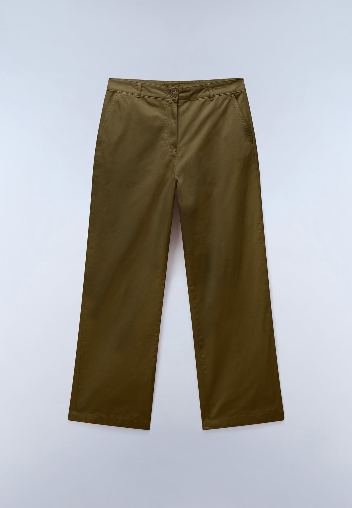 Halide Chino Trousers Dark Green Olive - 1