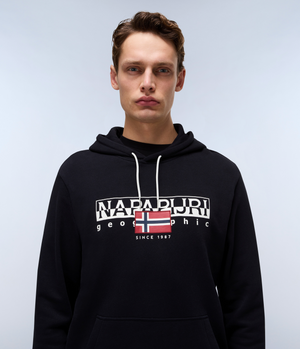 【NAPAPIJRI】Aylmer コットン ロゴ スウェットシャツ NAPAPIJRI】Aylmer コットン ロゴ スウェットシャツ