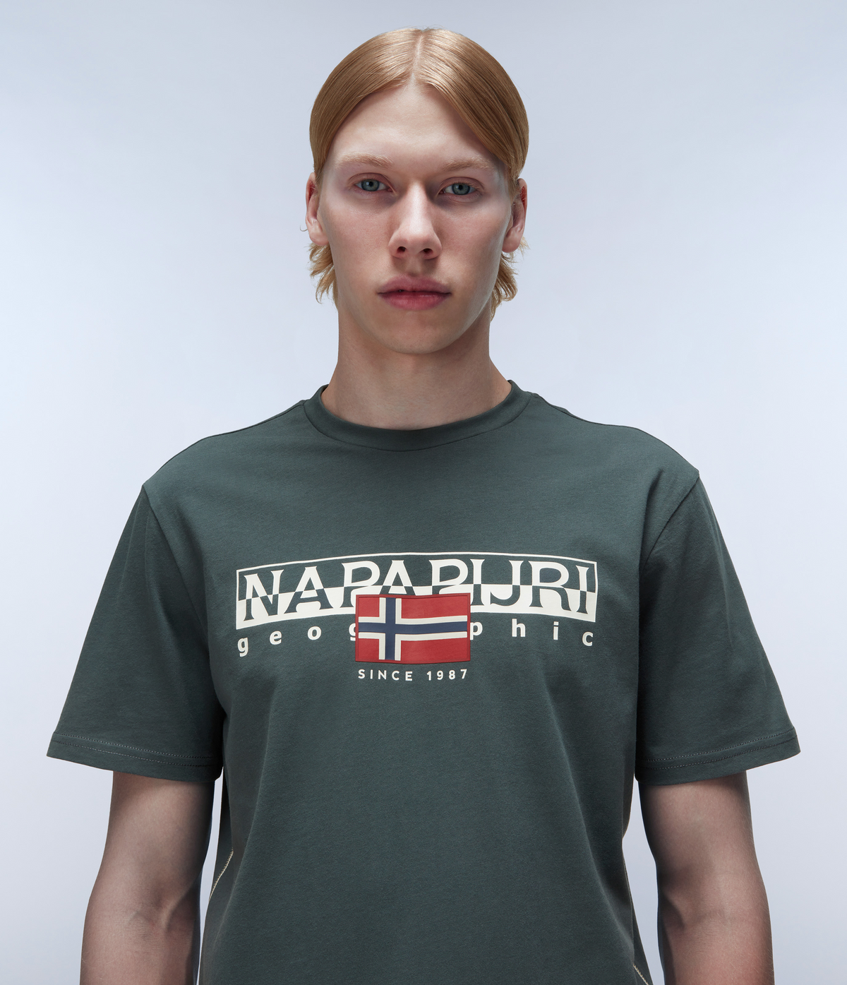 Aylmer Jersey Short Sleeve T-Shirt Green Urban - 2
