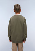 Chamois Sweatshirt (4-16 Years) Green Tea Leaf - 3