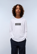 Chamois Jersey Long Sleeve T-Shirt (4-16 Years) White - 2