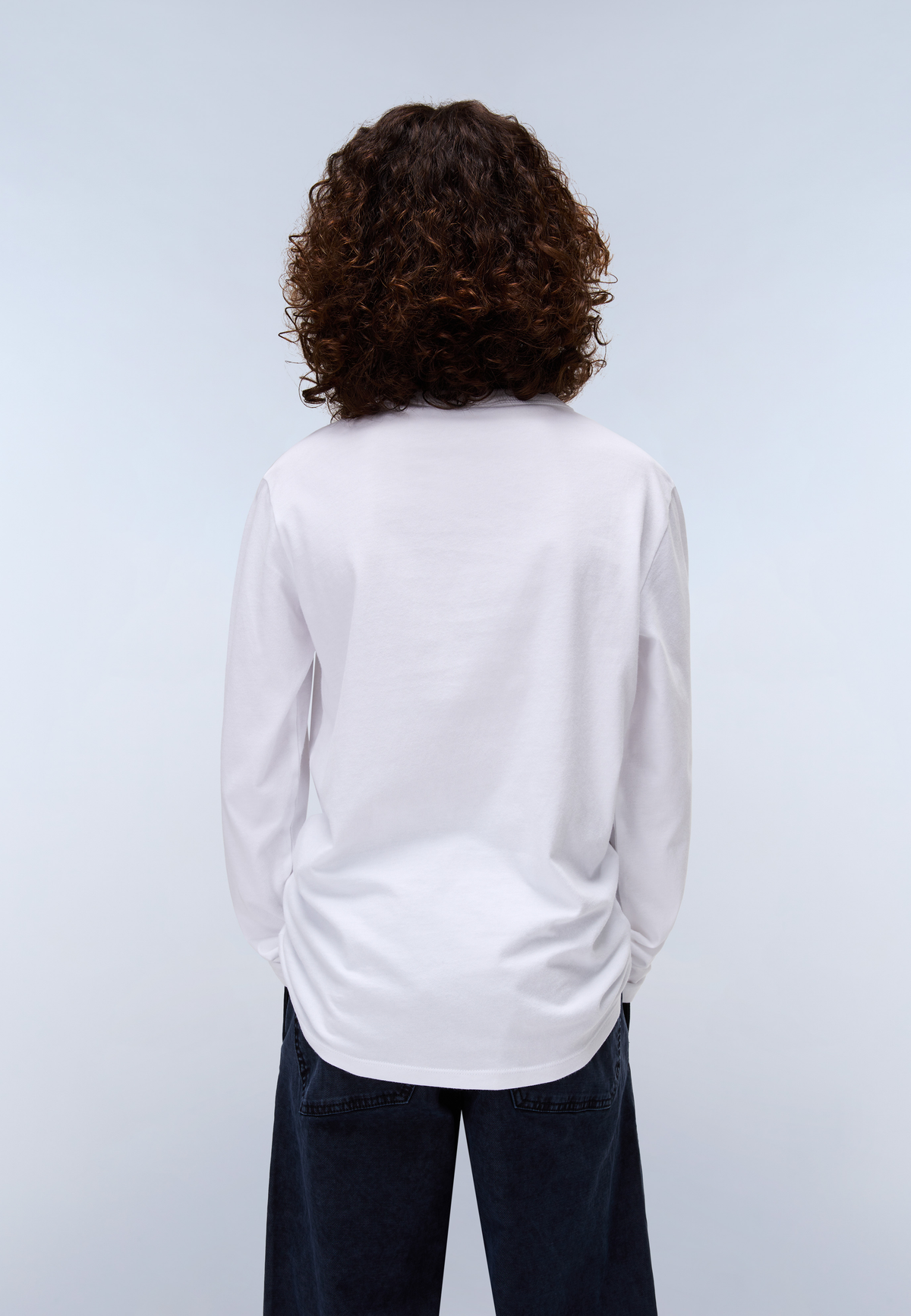 Chamois Jersey Long Sleeve T-Shirt (4-16 Years) White - 3