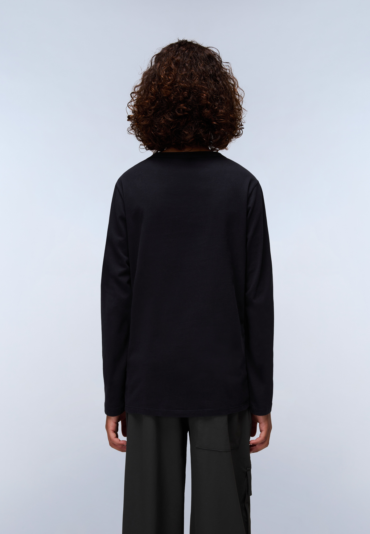 Chamois Jersey Long Sleeve T-Shirt (4-16 Years) Black - 3