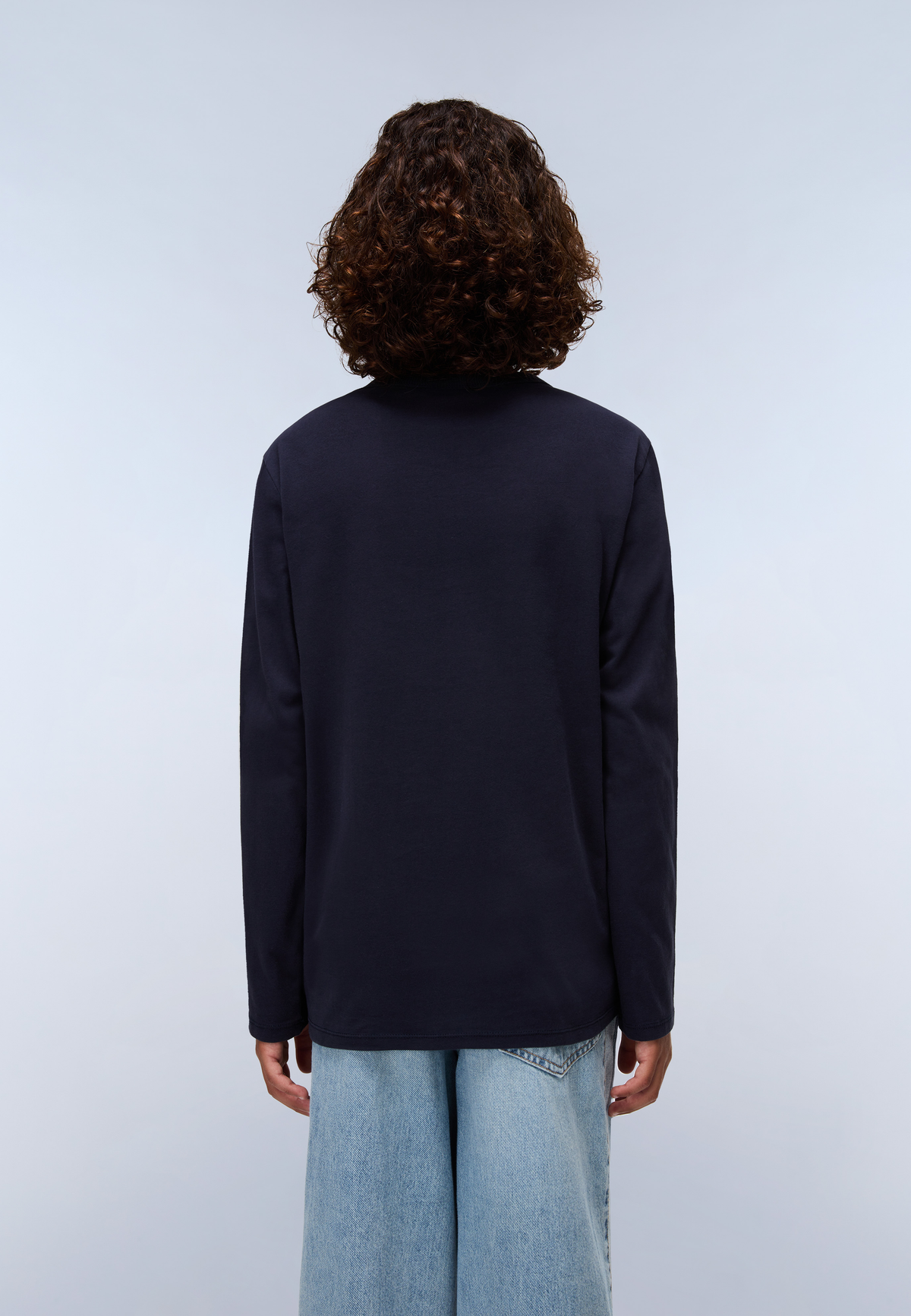 Chamois Jersey Long Sleeve T-Shirt (4-16 Years) Dark Blue - 3
