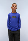 Chamois Jersey Long Sleeve T-Shirt (4-16 Years) Royal Blue - 2