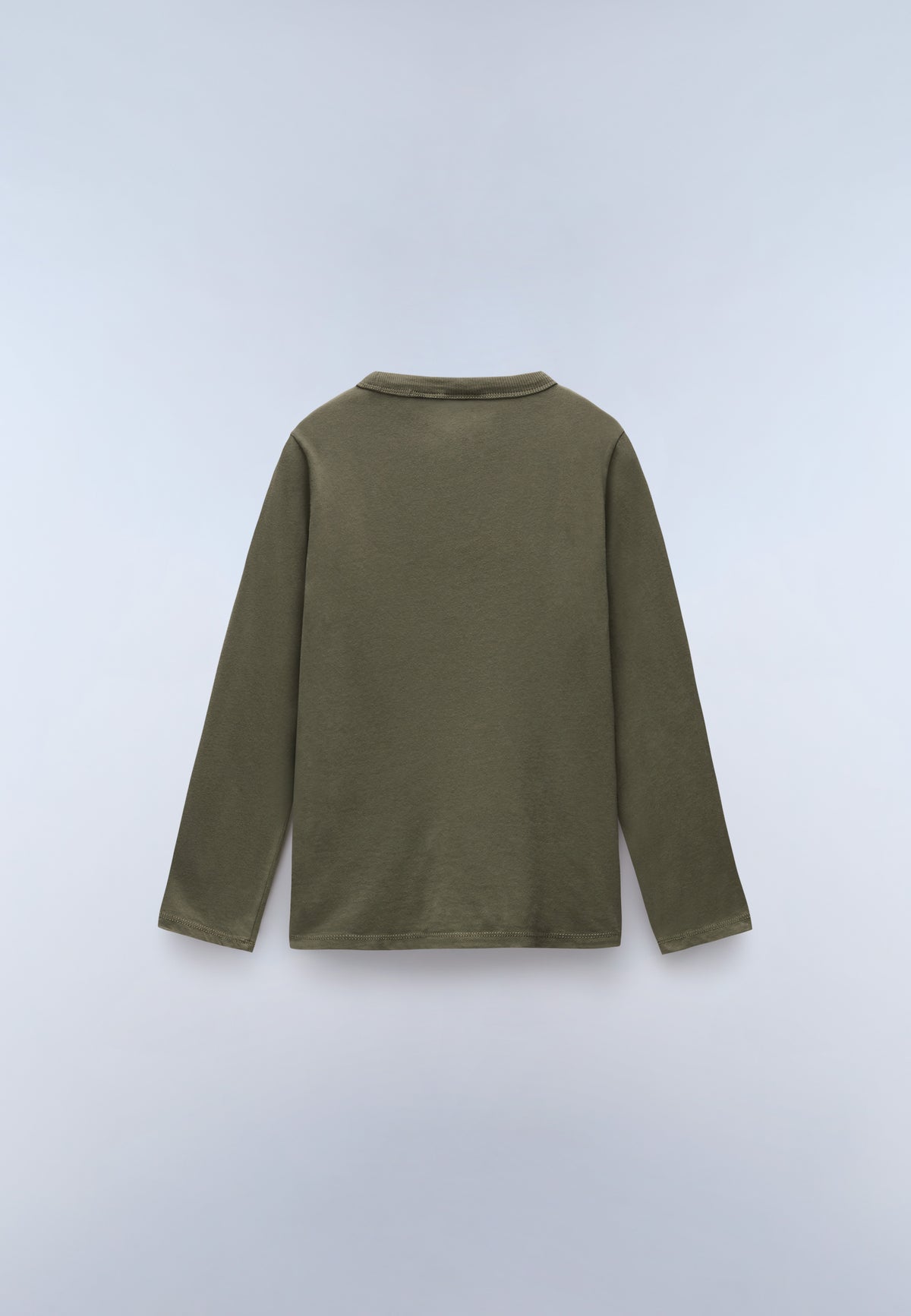 Chamois Jersey Long Sleeve T-Shirt (4-16 Years) Green Tea Leaf - 4