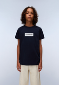 Chamois Jersey Short Sleeve T-Shirt (4-16 Years) Dark Blue - 3