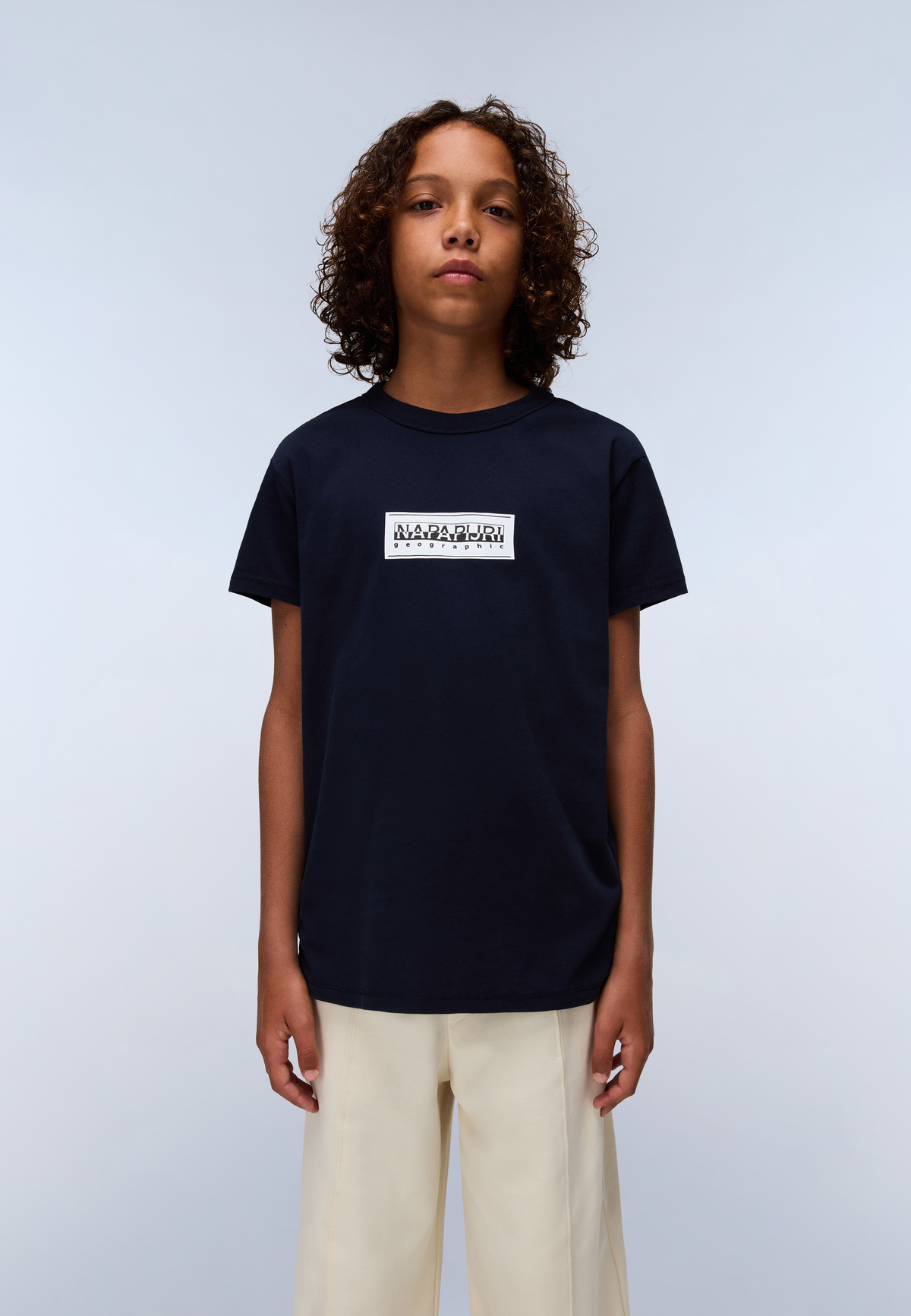 Chamois Jersey Short Sleeve T-Shirt (4-16 Years) Dark Blue - 3