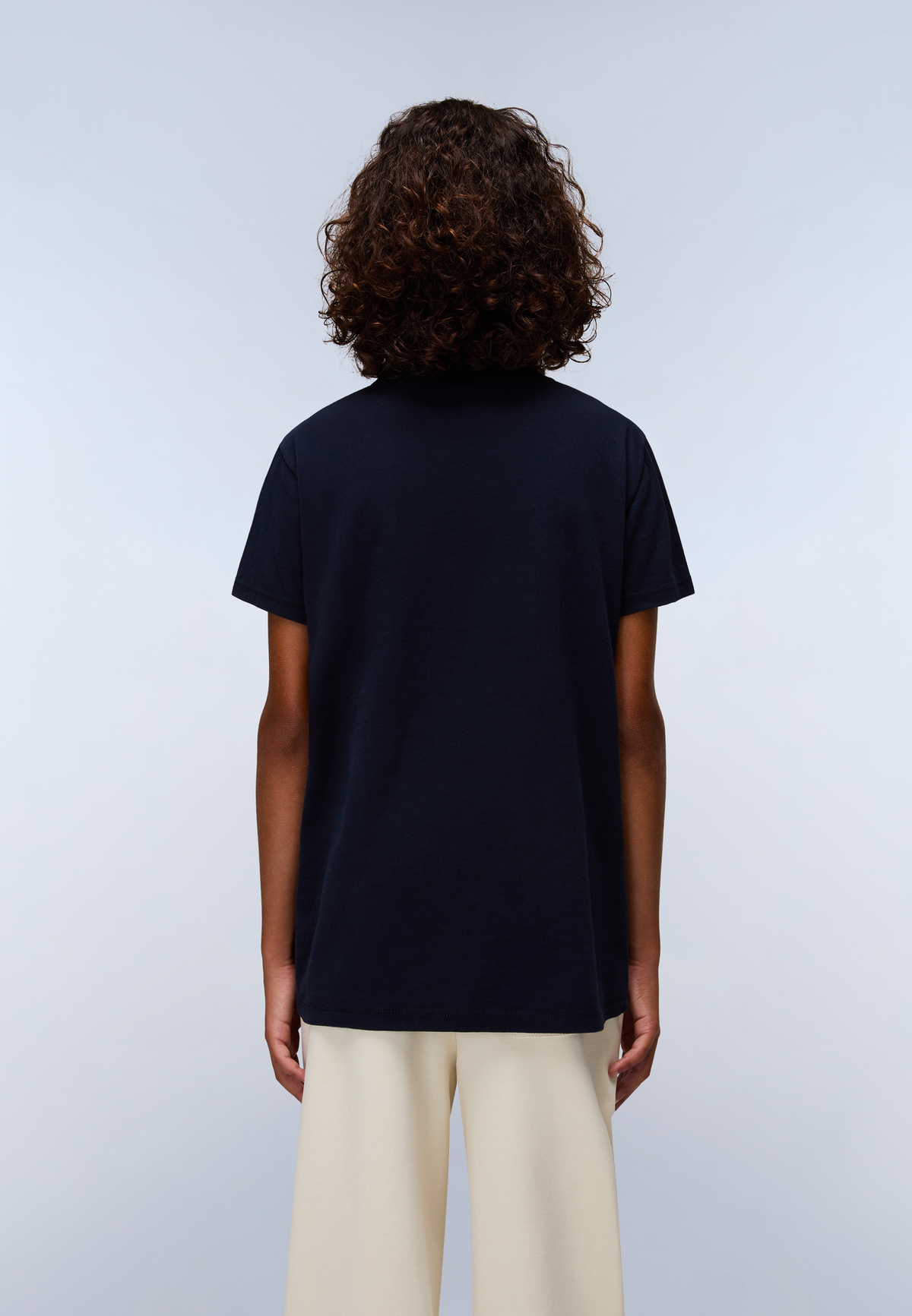 Chamois Jersey Short Sleeve T-Shirt (4-16 Years) Dark Blue - 4