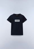 Chamois Jersey Short Sleeve T-Shirt (4-16 Years) Dark Blue - 1