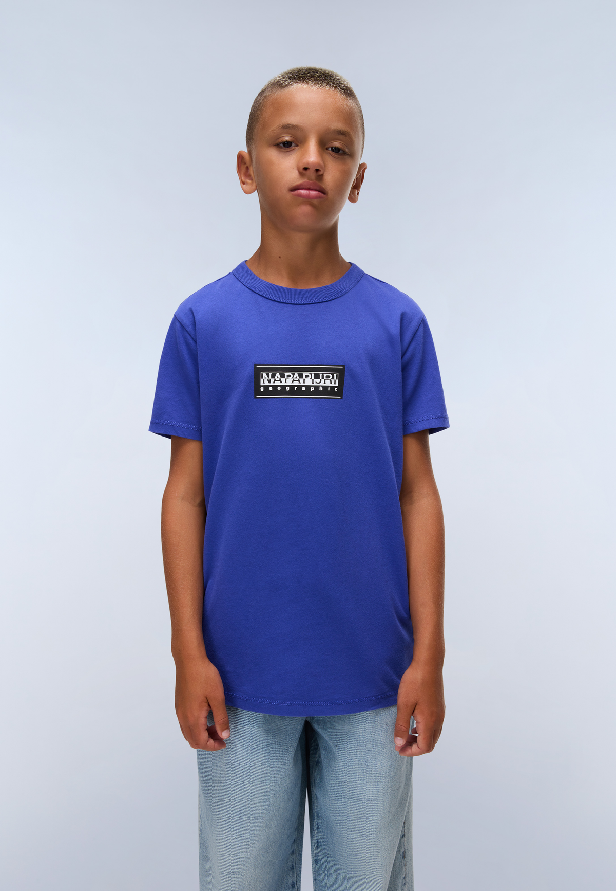 Chamois Jersey Short Sleeve T-Shirt (4-16 Years) Royal Blue - 4
