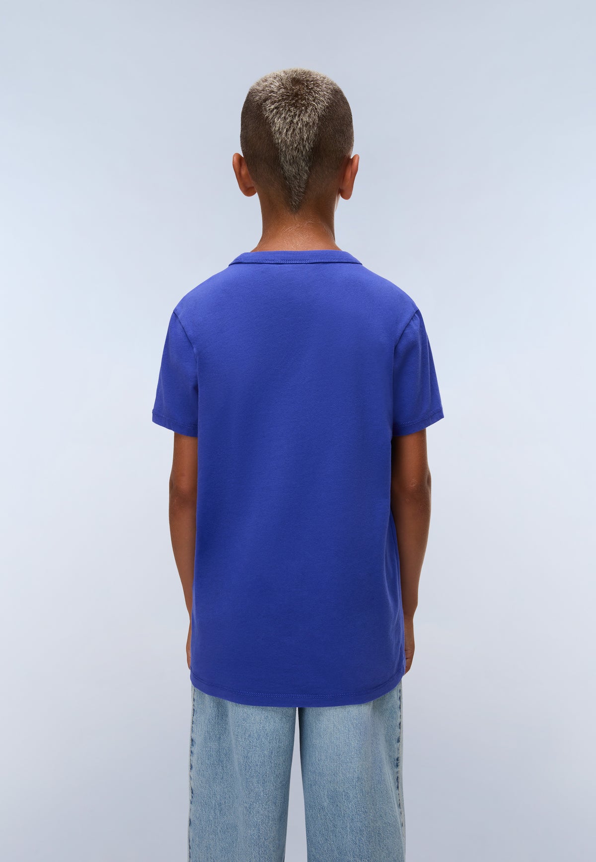 Chamois Jersey Short Sleeve T-Shirt (4-16 Years) Royal Blue - 6