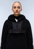 Seline Full-Zip Fleece Hoodie Black - 2