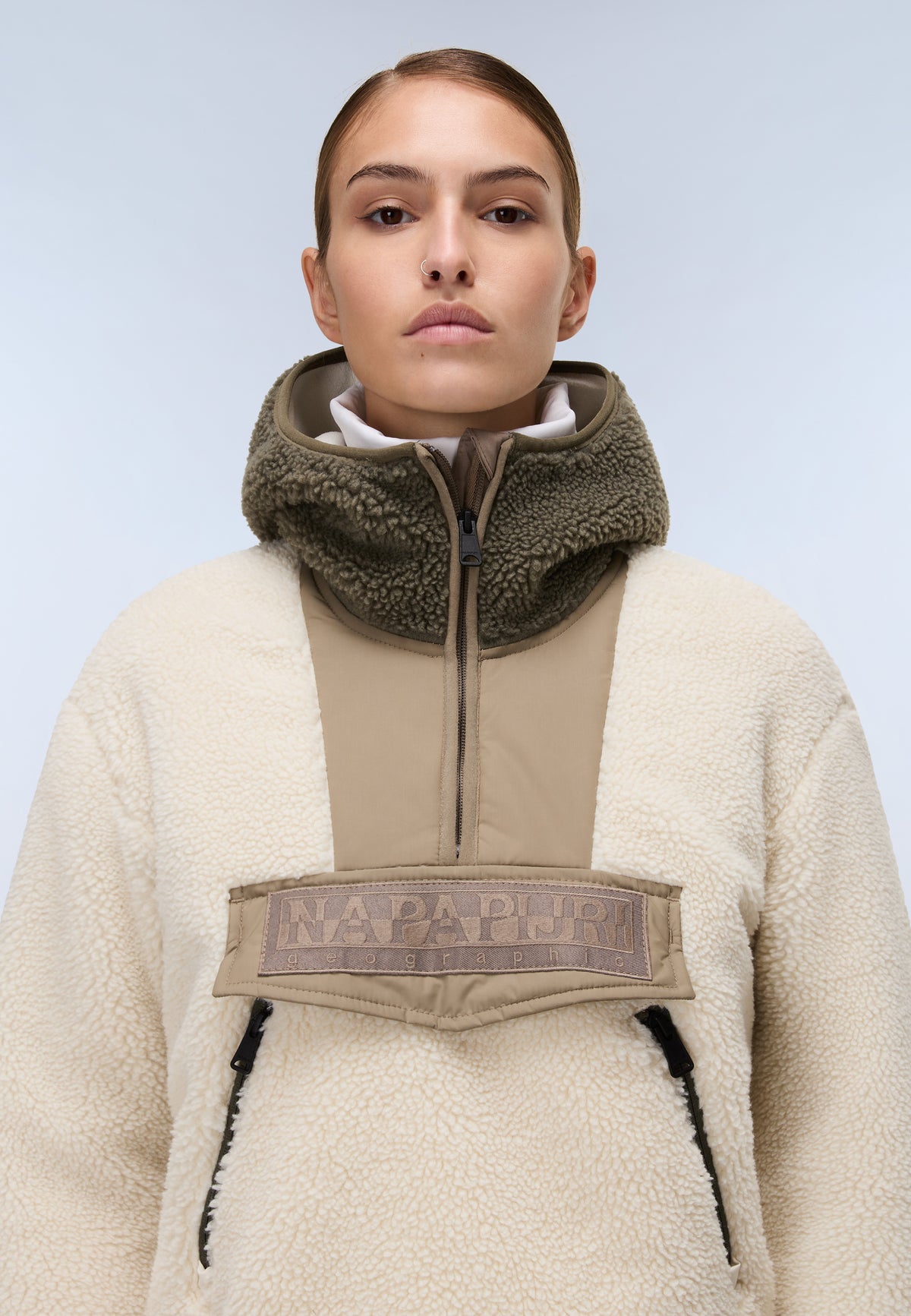 Fleecepullover mit Kapuze und Reißverschluss Seline  - 2