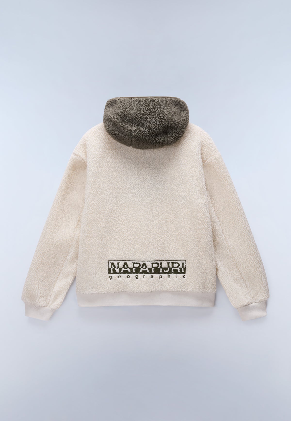 Seline Full-Zip Fleece Hoodie Beige - 2