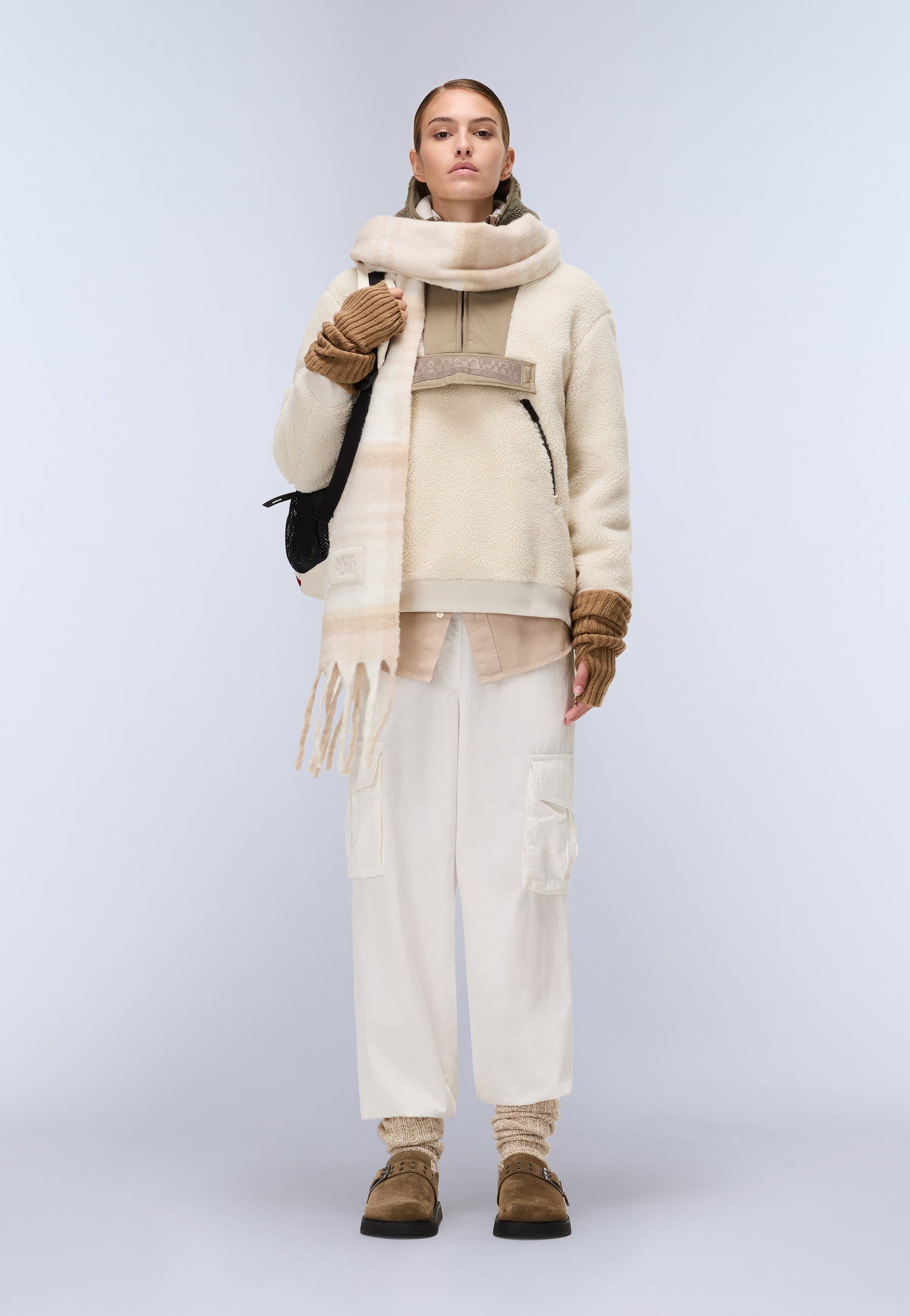 Fleecepullover mit Kapuze und Reißverschluss Seline 