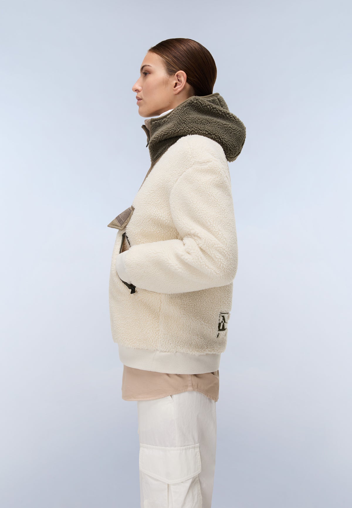 Fleecepullover mit Kapuze und Reißverschluss Seline  - 5