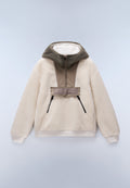 Seline Full-Zip Fleece Hoodie Beige - 1