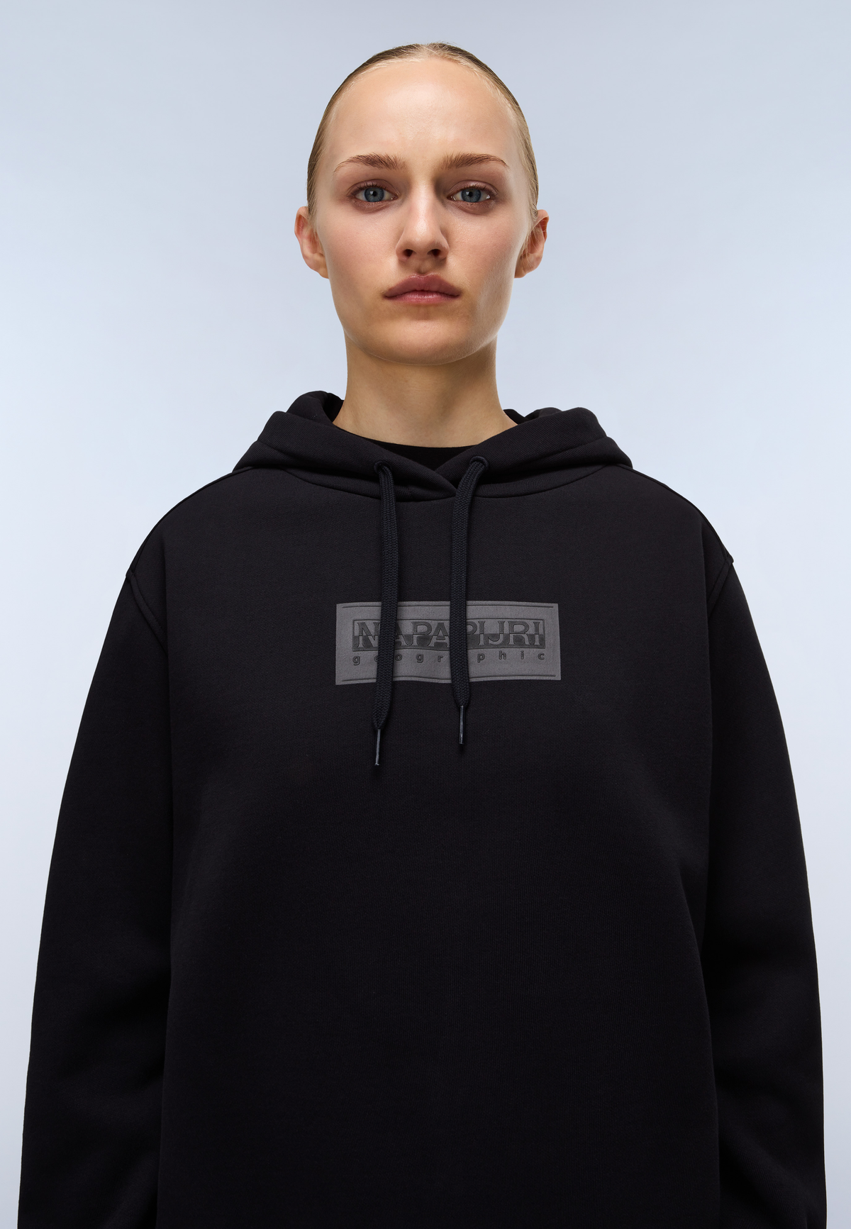 Box Logo Hoodie Winter Black - 2