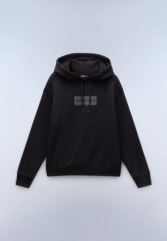 トップス NOREMID BONE PULLOVER HOODIE - BLACK Box Logo Hoodie Winter | Hoodies | Napapijri PT