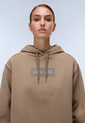 Box Logo Hoodie Winter Beige - 2