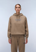 Box Logo Hoodie Winter Beige - 3