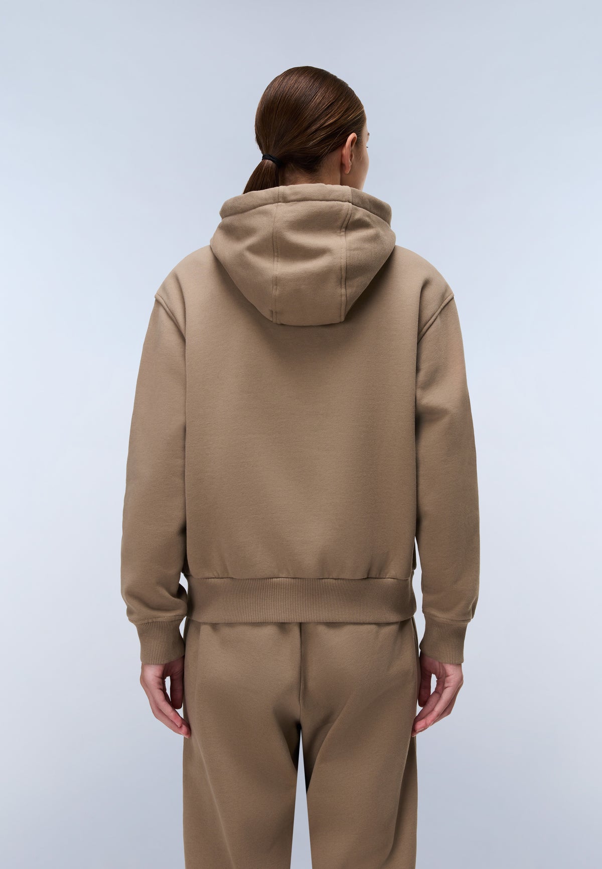 Box Logo Hoodie Winter Beige - 4