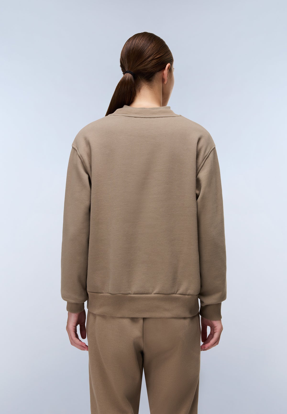 Box Logo Sweatshirt Winter Beige - 4