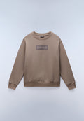 Box Logo Sweatshirt Winter Beige - 1