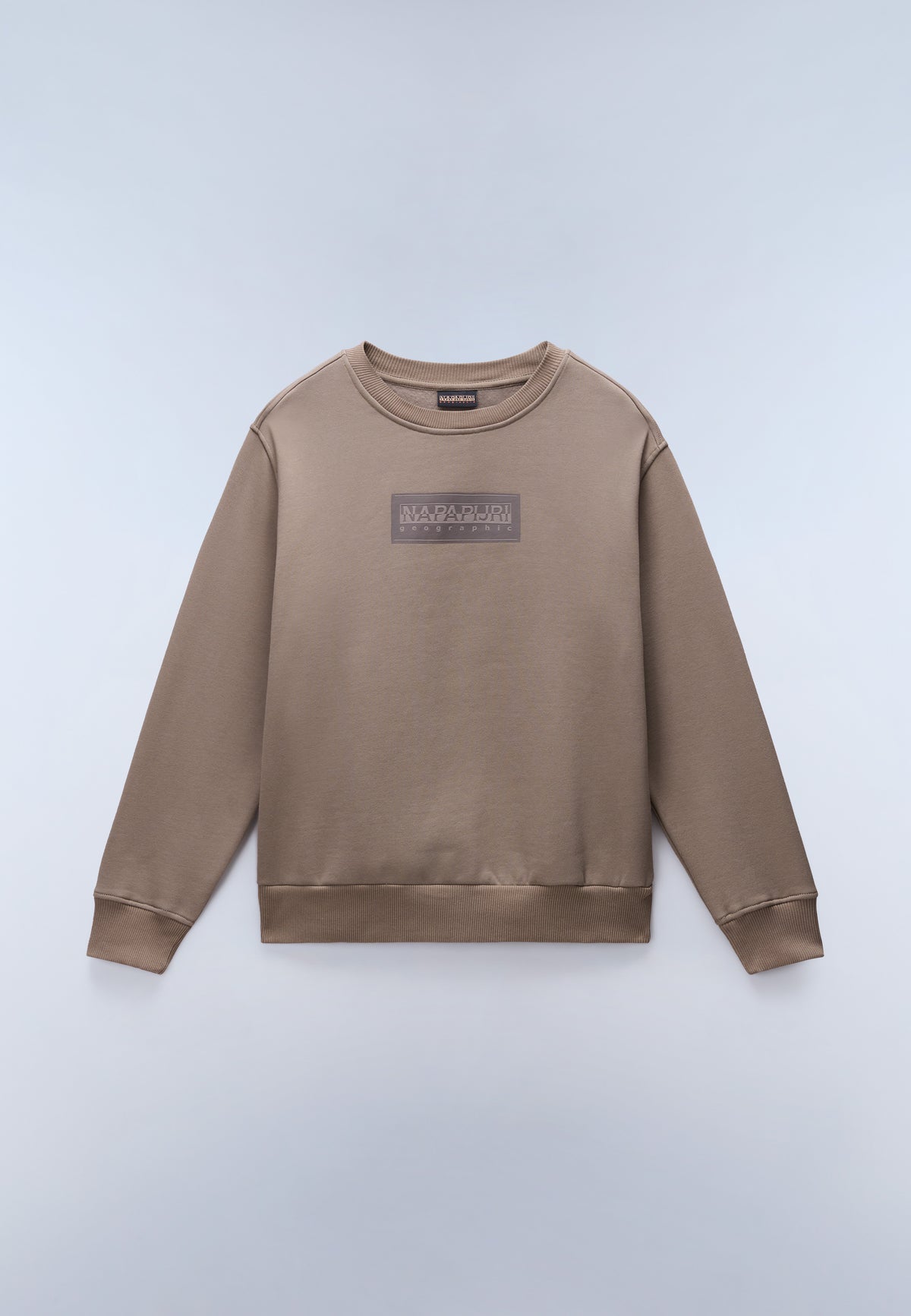 Box Logo Sweatshirt Winter Beige - 1