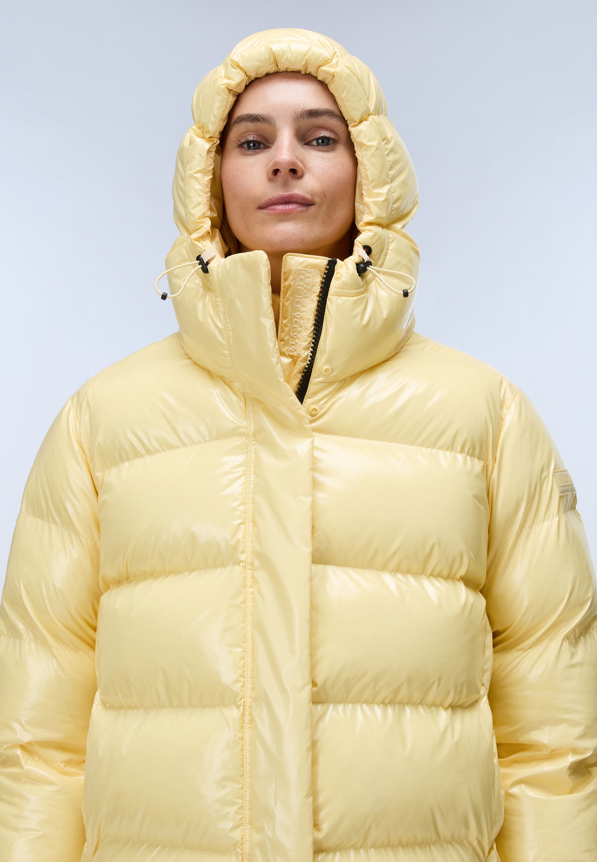 Glane Mirror Puffer Jacket Beige - 2