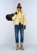 Glane Mirror Puffer Jacket Beige - 3
