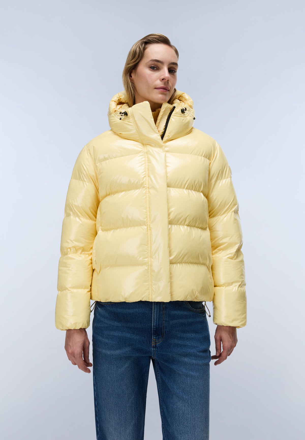 Glane Mirror Puffer Jacket Beige - 4