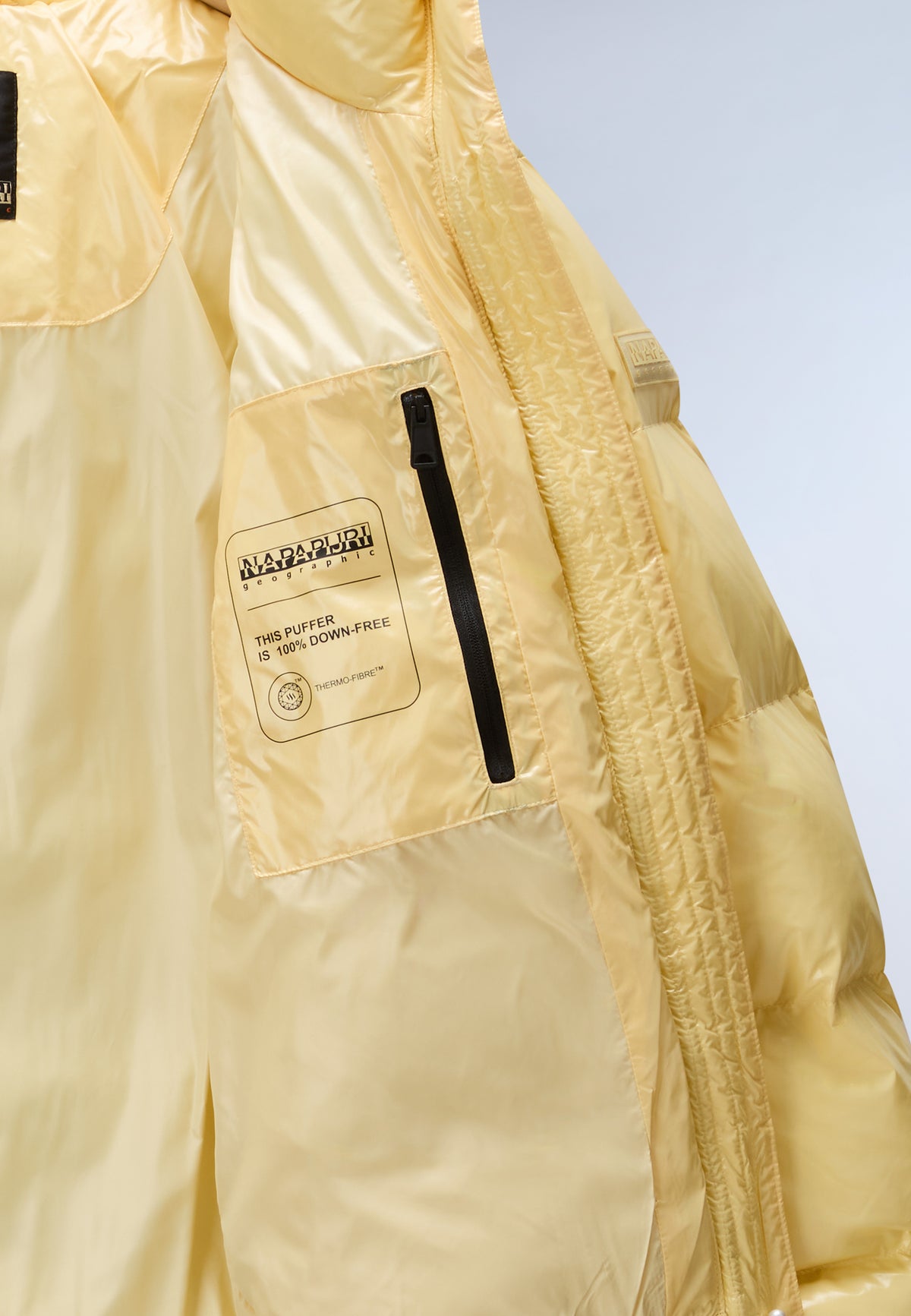 Glane Mirror Puffer Jacket Beige - 8