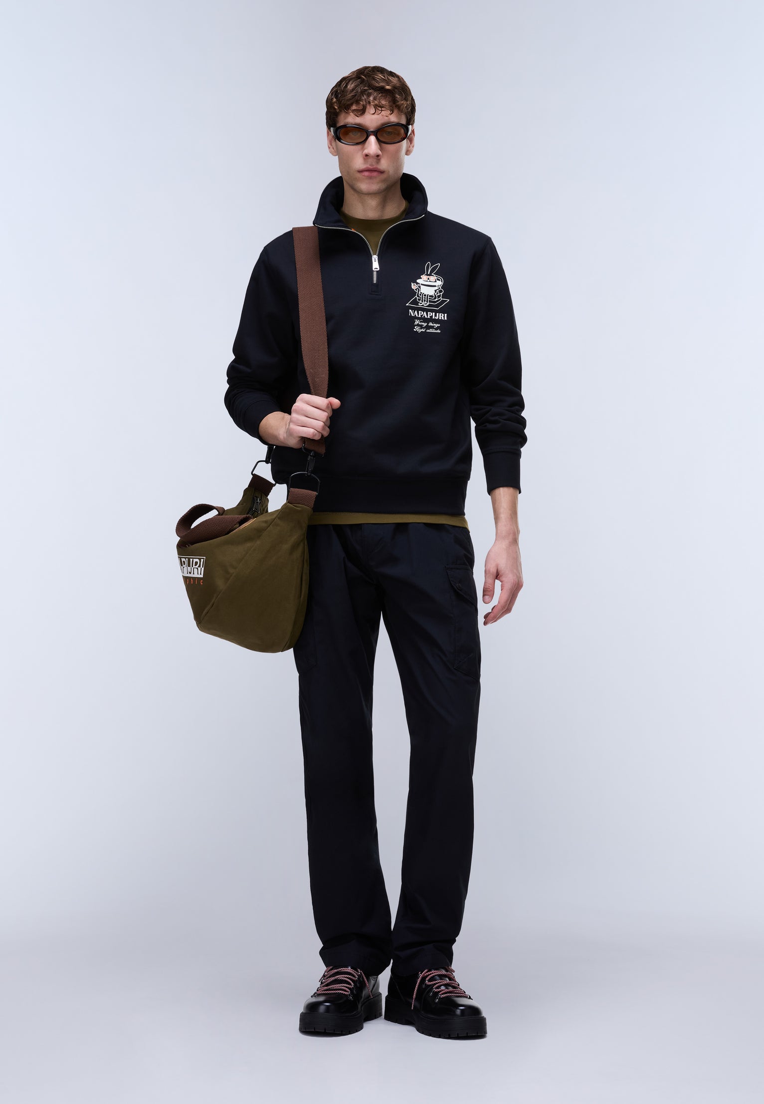 Sol French Terry Sweatshirt Black