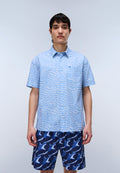 Elior Print Overhemd met Korte Mouwen  - 4