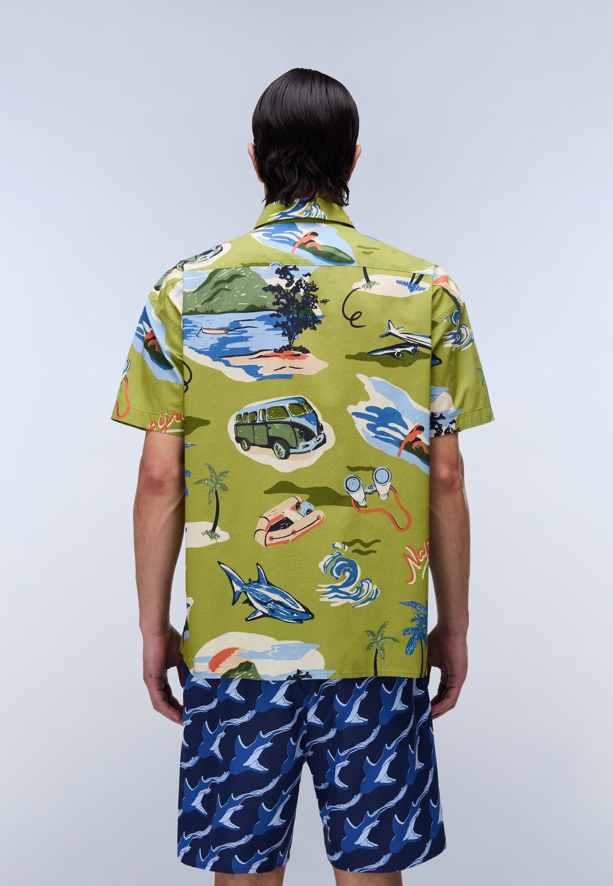 Kurzarmhemd mit Aufdruck Elior  - 5