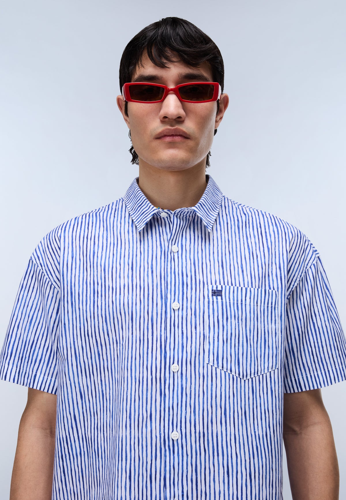 Kurzarmhemd mit Aufdruck Elior  - 2